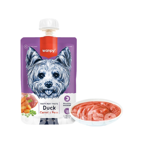 Крем-суп з качкою, морквою та горошком для собак