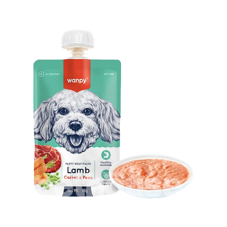 Крем-суп з ягням, морквою та горошком для собак