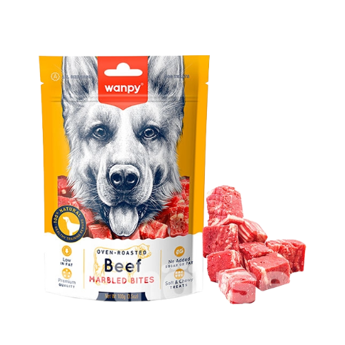 Ласощі для собак кубики мармурової яловичини для собак