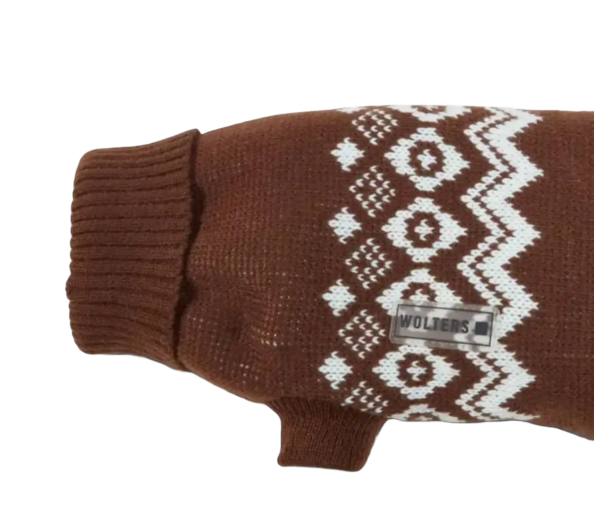 В'язаний светр для собаки Wolters Norwegian 45 см, коричневий