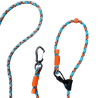 SPES повідець hands free 2в1, 8мм, 3м, blue orange