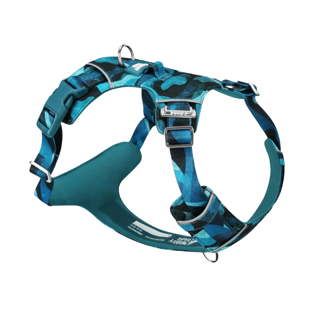 Шлея для собак Twiggy Tags Adventure LITE Harness, колір Lagoon