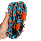 SPES повідець hands free 2в1, 8мм, 3м, blue orange
