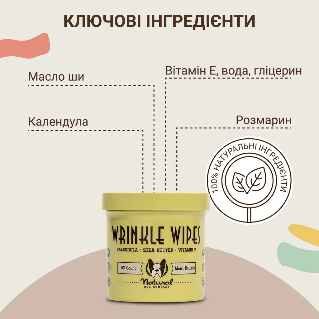 Серветки для складочок Wrinkle Wipes