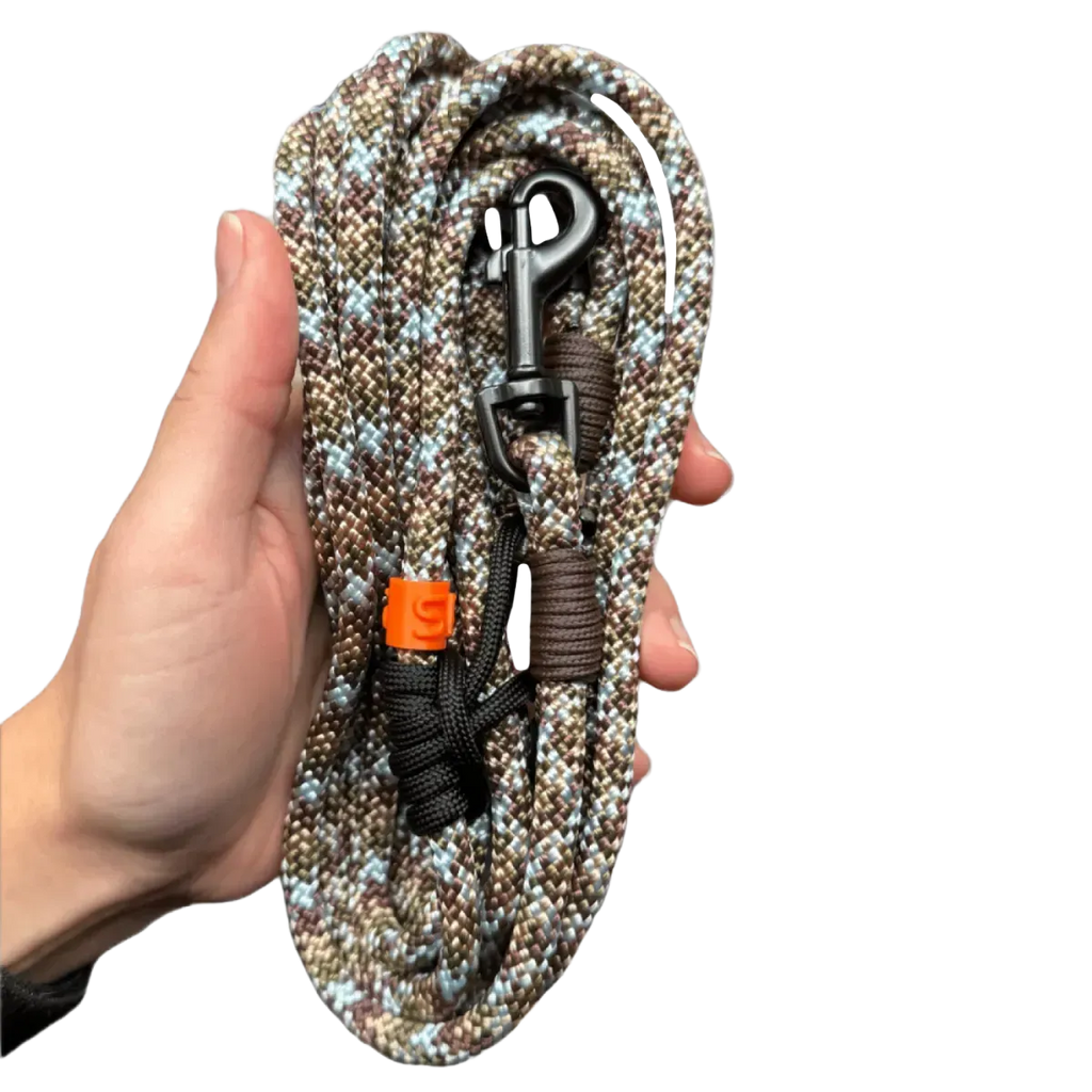 SPES повідець hands free 2в1, 6мм, 3м, XS, cold forest