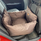 Автокрісло для собак шоколад