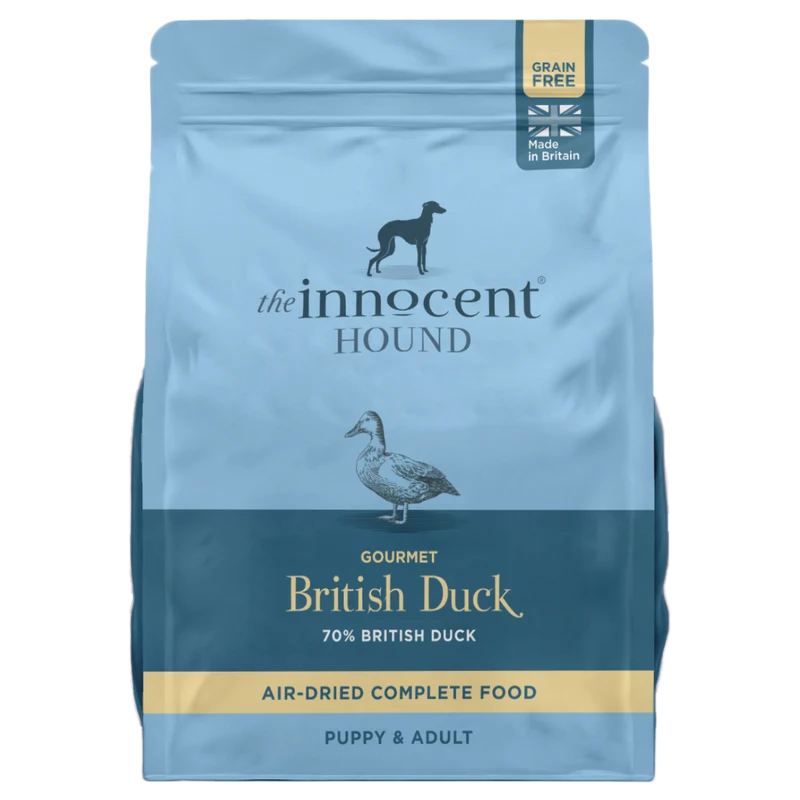 Корм для собак сухий повнораціонний Innocent Hound з британської качки, 1,5кг