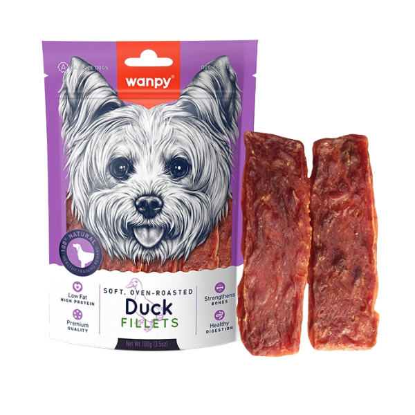 Ласощі для собак м'яке качине філе для собак