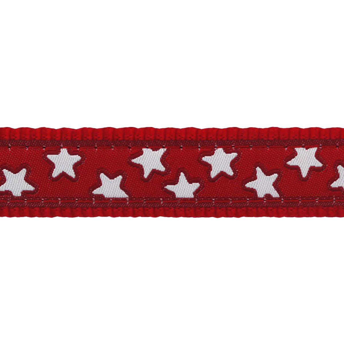 Шлея для собак Red Dingo класична - Stars White on Red