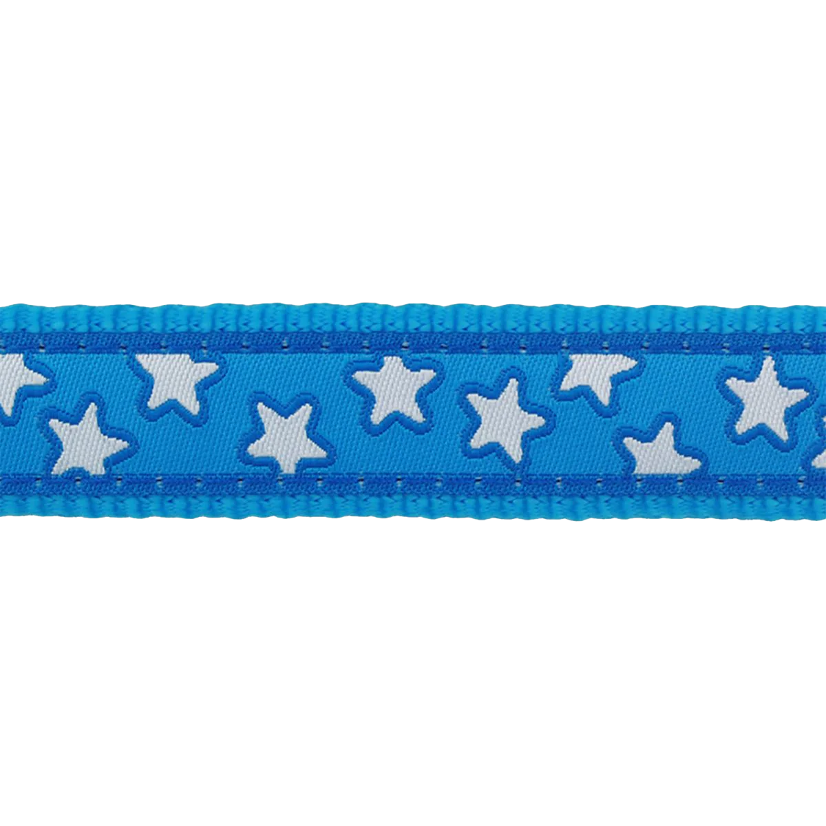 Шлея для собак Red Dingo класична - Stars White on Turquoise