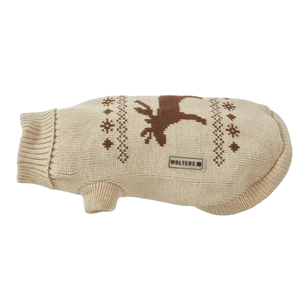 В'язаний светр для собаки Wolters Moose 45 см, бежевий
