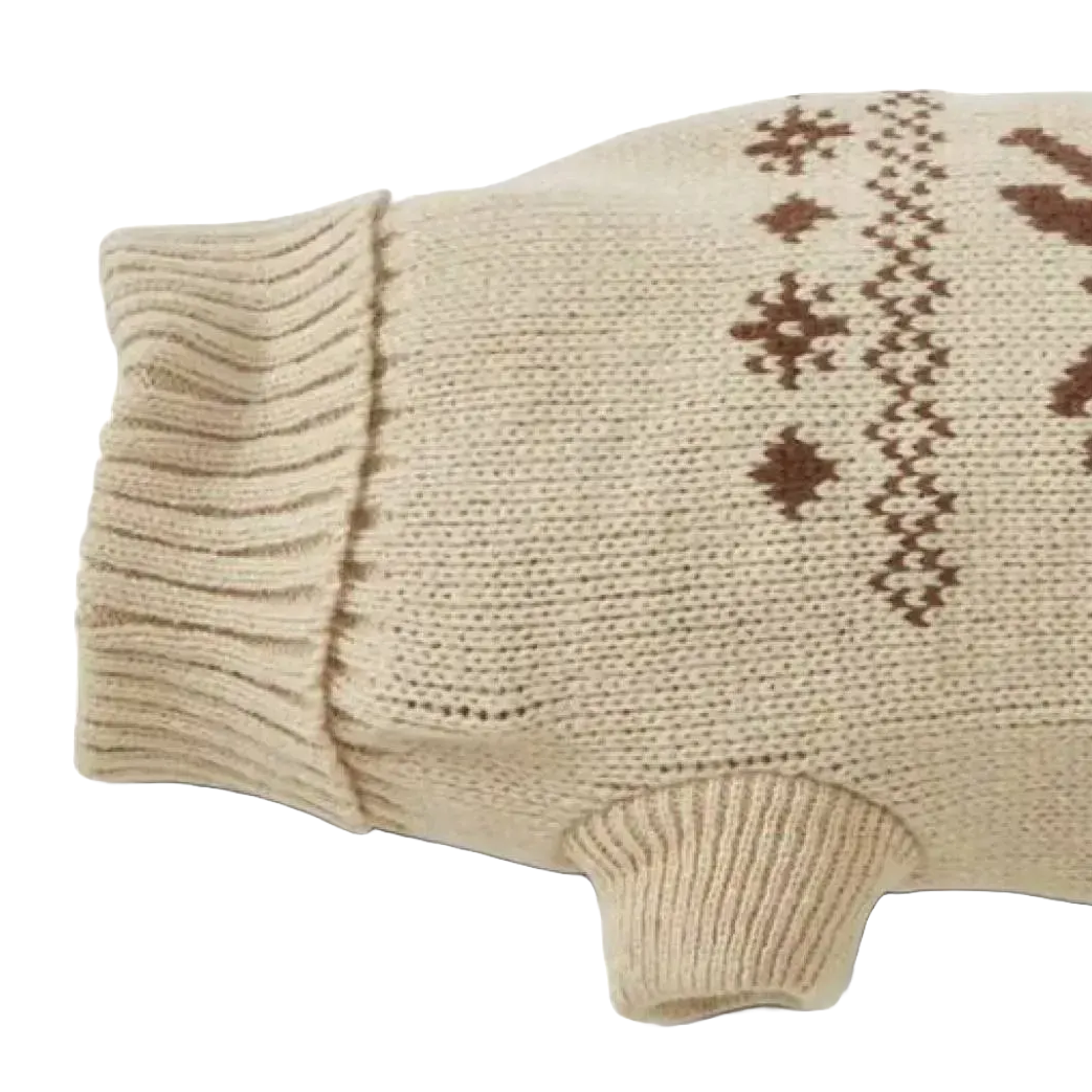 В'язаний светр для собаки Wolters Moose 45 см, бежевий