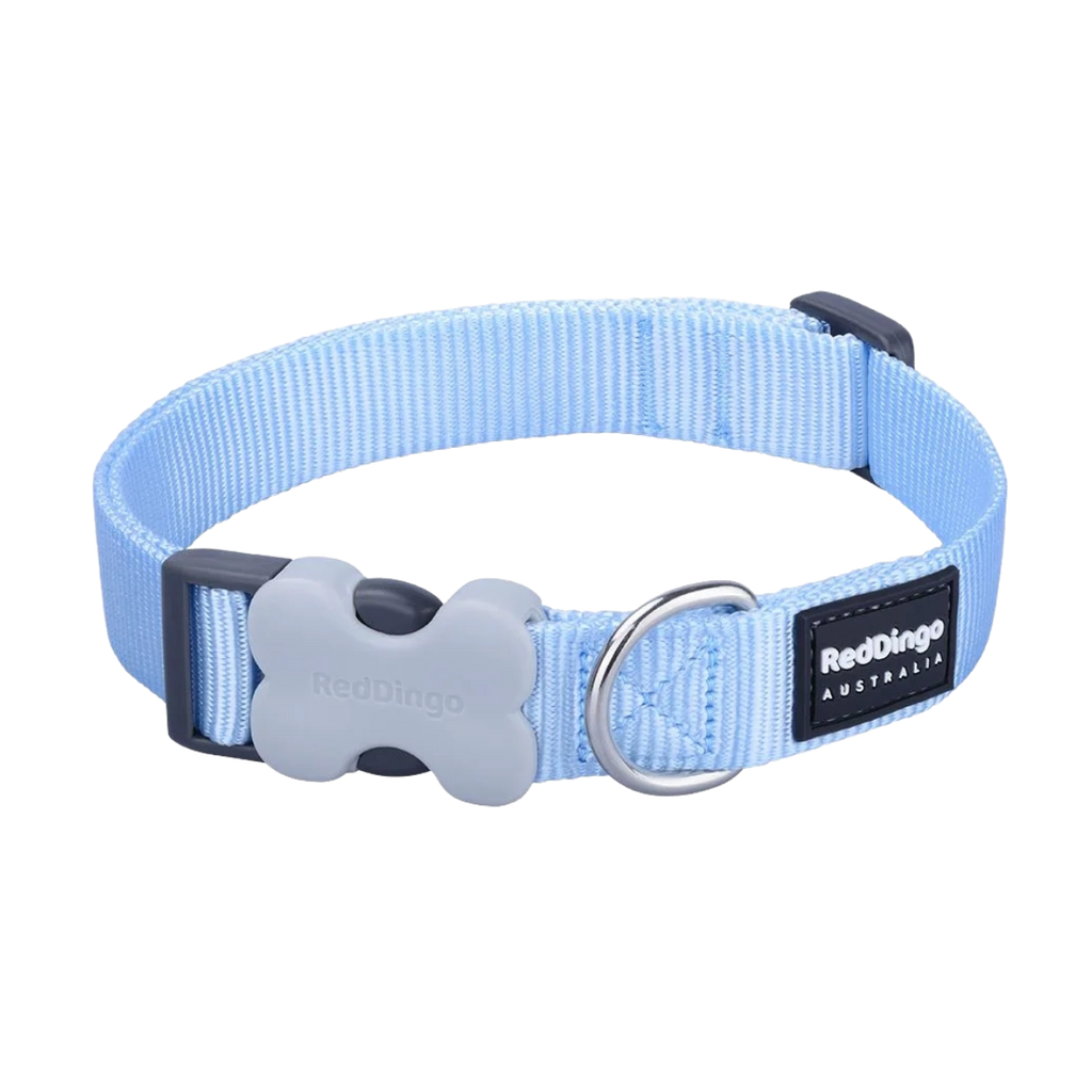 Нашийник для собак класичний пастельно-синій