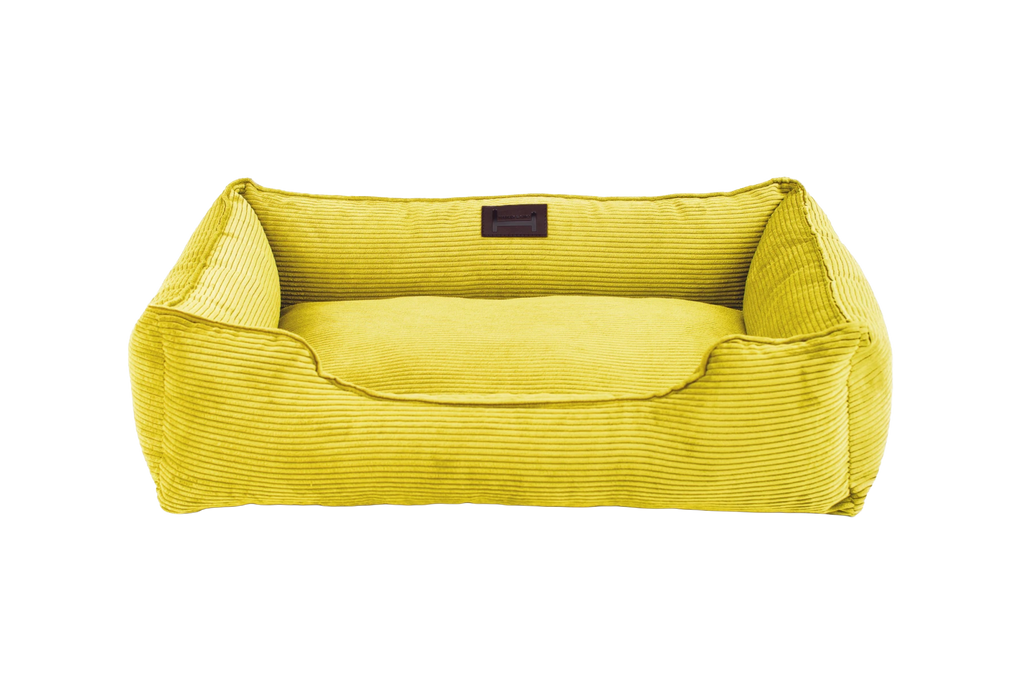Лежак Dreamer Velvet Yellow