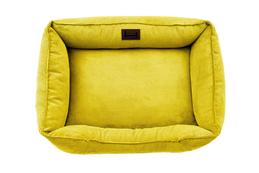 Лежак Dreamer Velvet Yellow