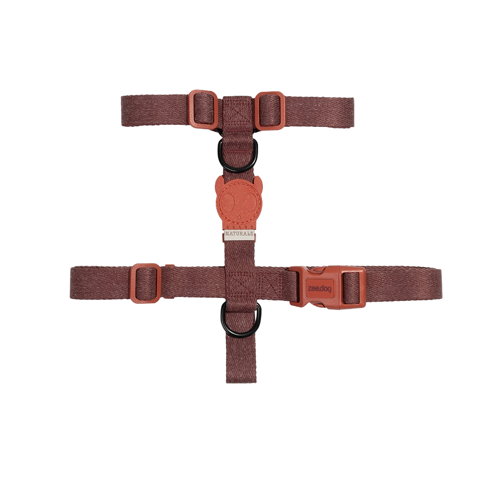 Шлея для собак Zee.Dog Naturals Cocoa  H-Harness