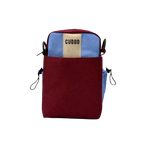 Сумка Cuddo 1.0 Бордово-блакитна