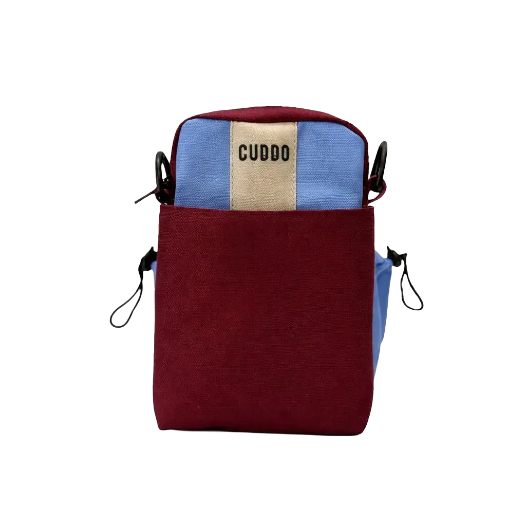 Сумка Cuddo 1.0 Бордово-блакитна