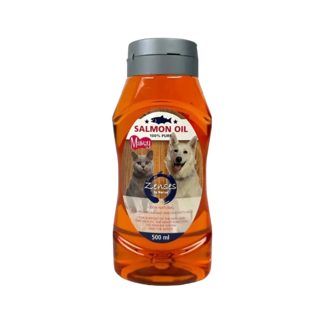 Олія лосося для котів та собак