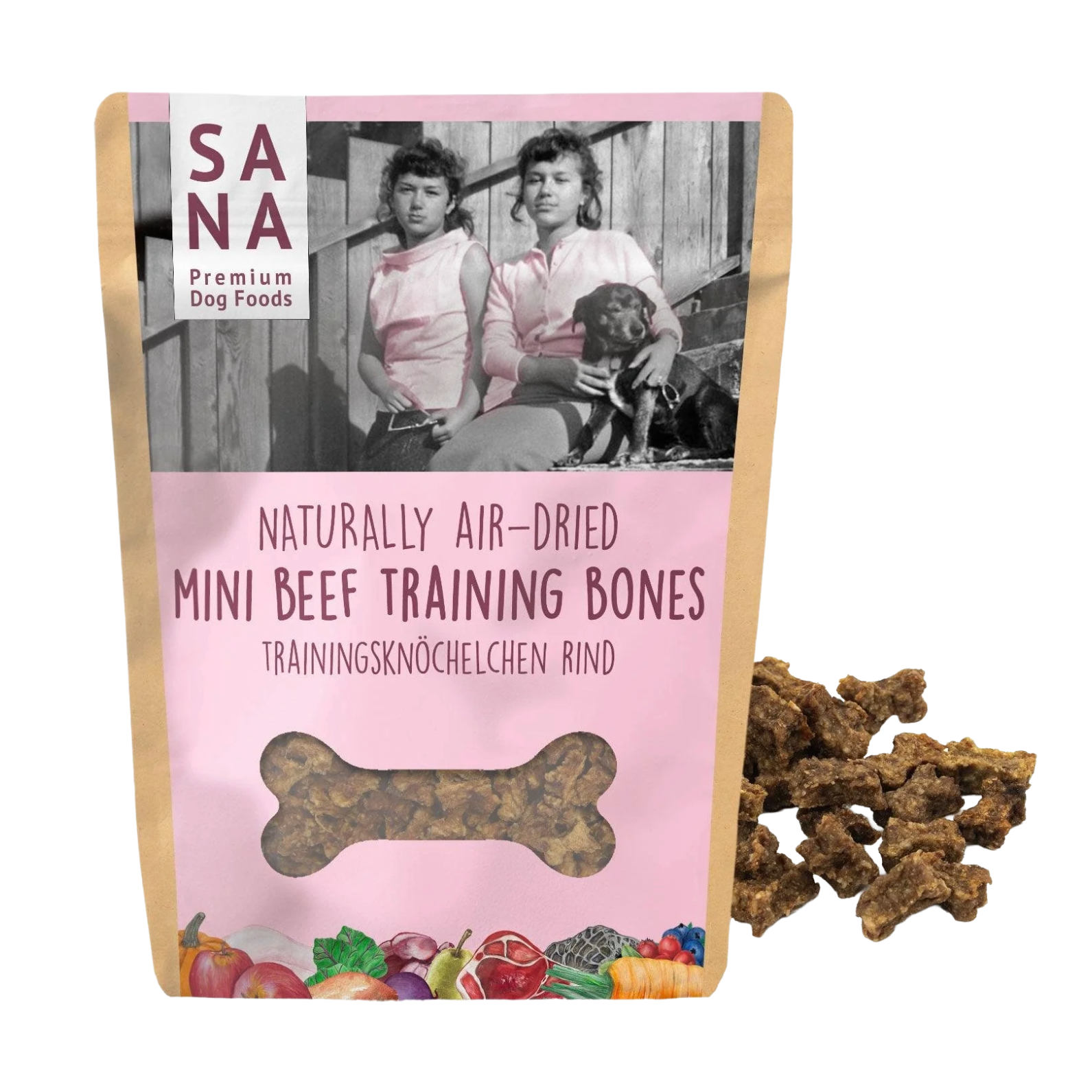 Ласощі для собак міні-кісточки з яловичиною