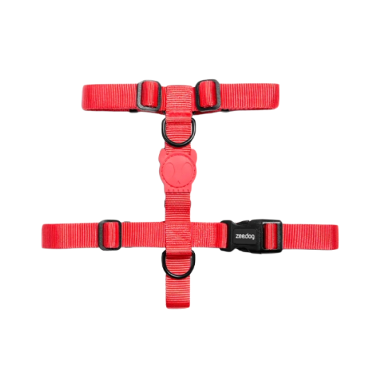 Шлея для собак Zee.Dog -  Neon coral H-Harness