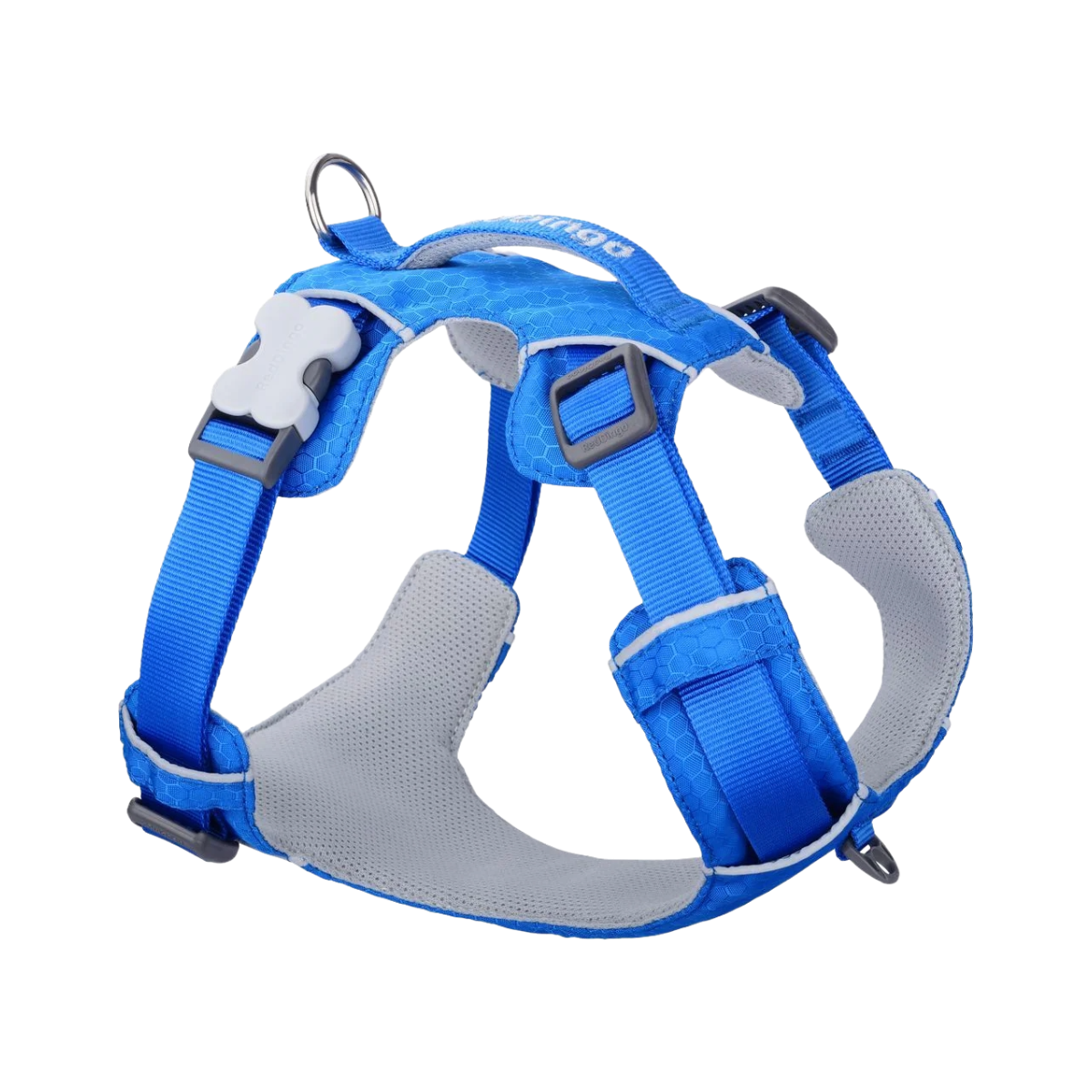 Шлея для собак Red Dingo спортивна полегшена - Electric Blue H-Harness