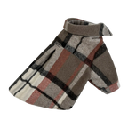 Сорочка картата коричнева з помаранчем