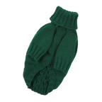 Светр в'язаний Косичка Смарагд