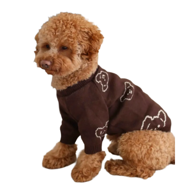 Светр в'язаний Ведмідь коричневий