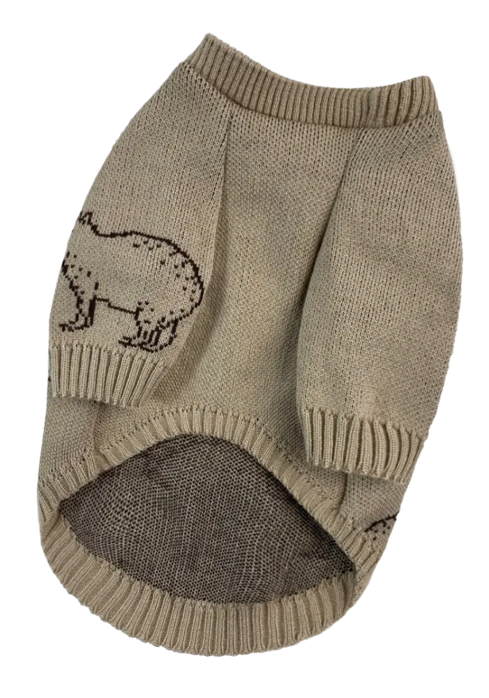 Светр в'язаний Капібари бежеві