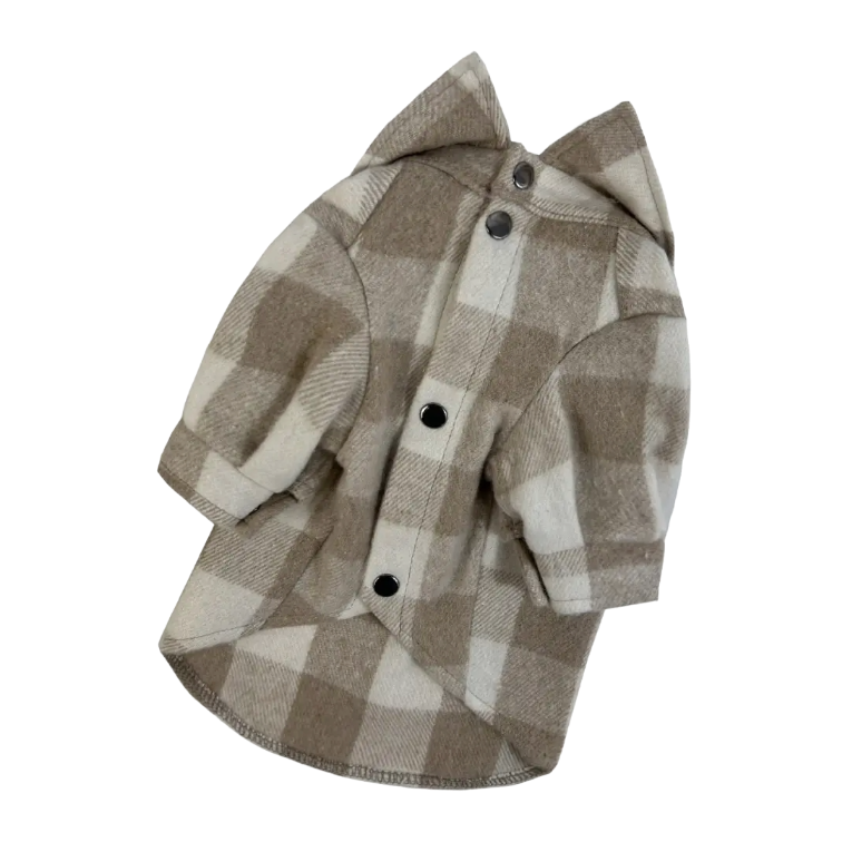 Сорочка картата кемел