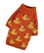 Светр в'язаний Каченята помаранчевий