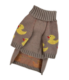 Светр в'язаний Каченята какао