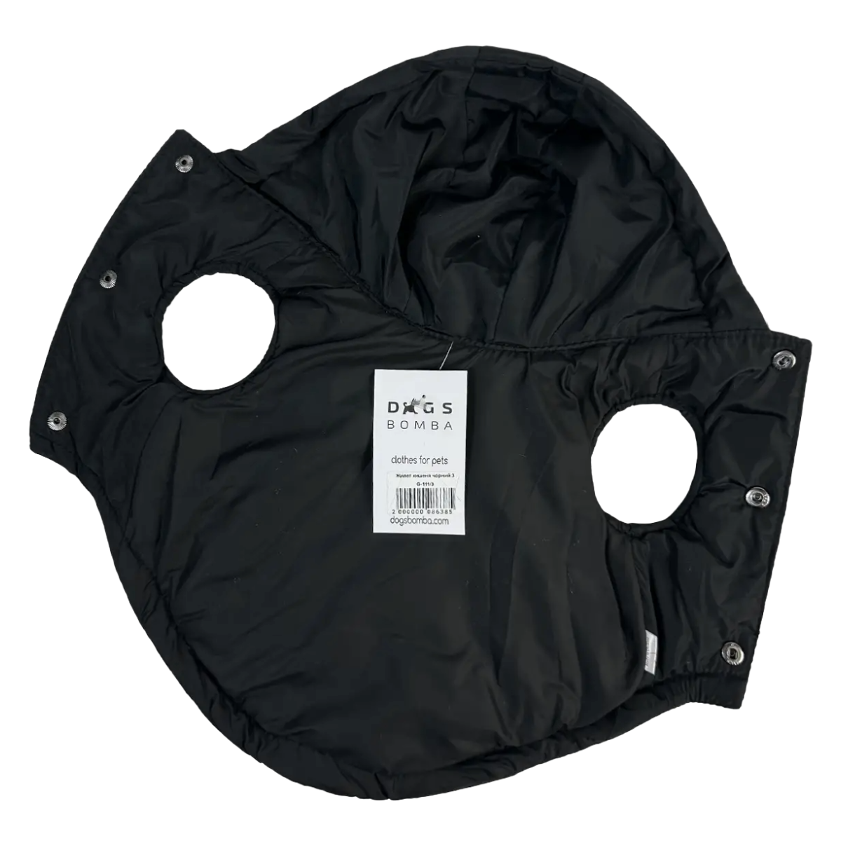 Жилетка з кишенею чорна