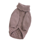 Светр в'язаний Косичка какао