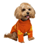 Светр в'язаний Каченята помаранчевий