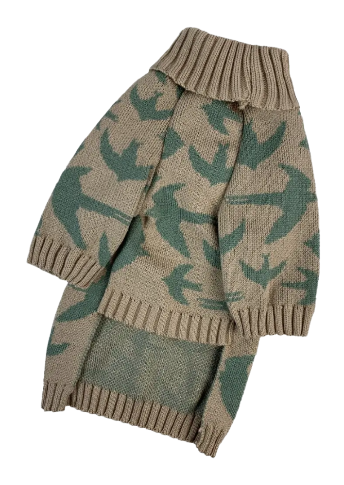 Светр в'язаний Пташки