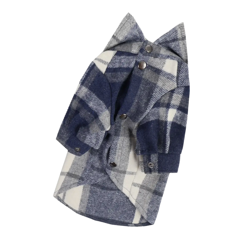 Сорочка картата синя