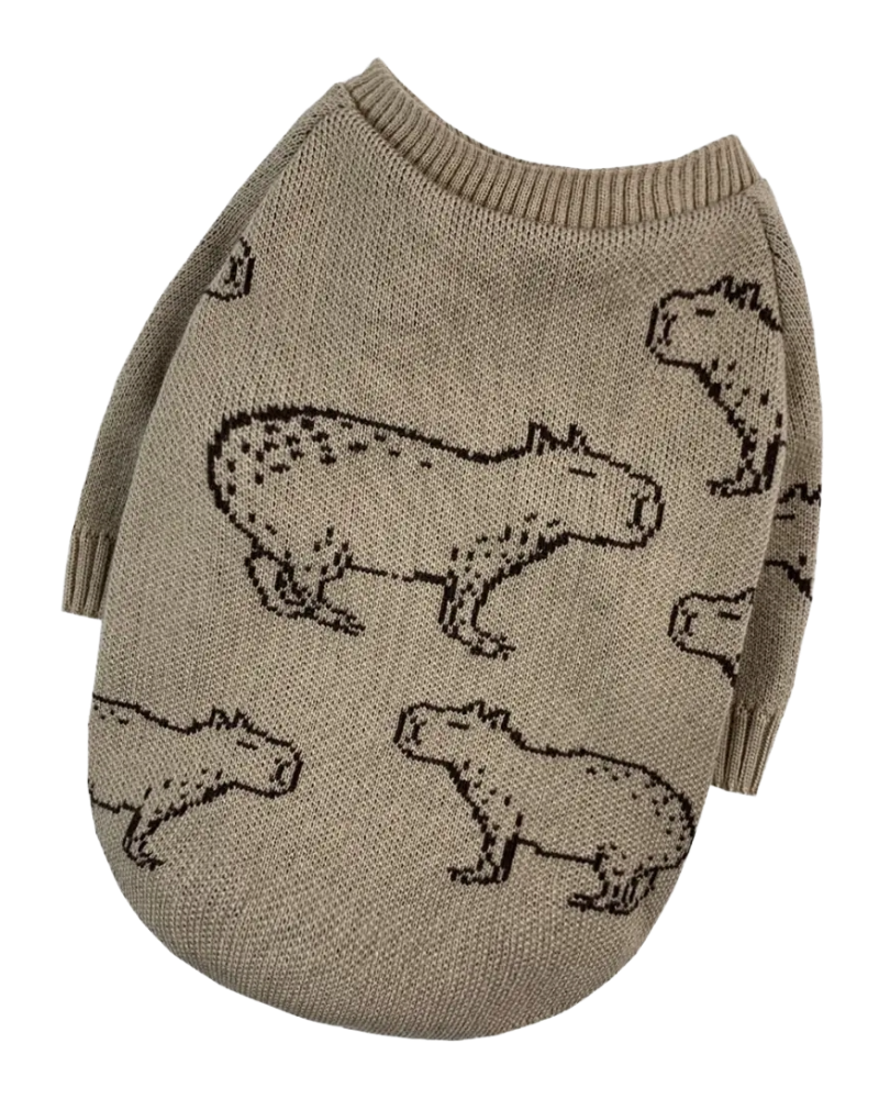 Светр в'язаний Капібари бежеві