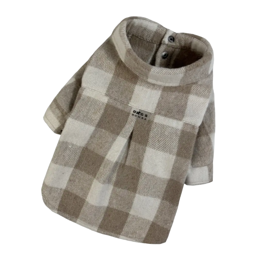 Сорочка картата кемел