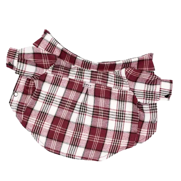 Сорочка картата весна марсала