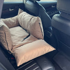 Автокрісло для собак беж