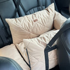 Автокрісло для собак беж