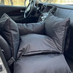 Автокрісло для собак чорне