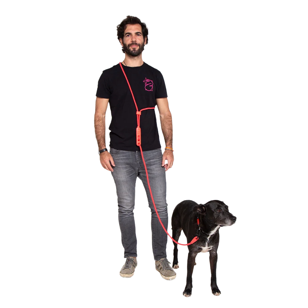 Повідець вільні руки Zee.Dog - Neon Coral