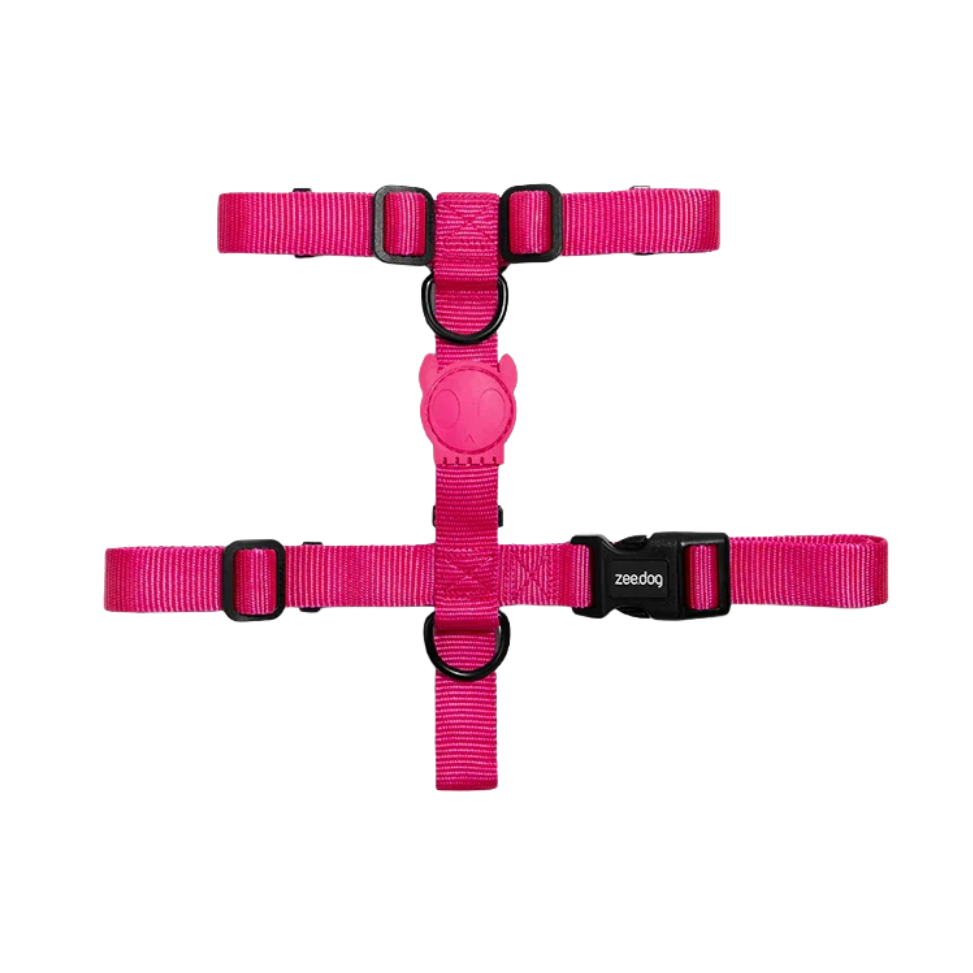 Шлея для собак Zee.Dog - Pink LED H-Harness