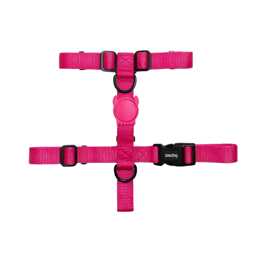Шлея для собак Zee.Dog Pink LED H-Harness